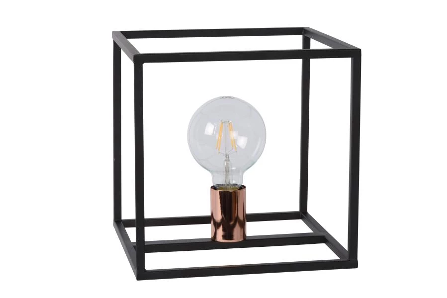 Lucide ARTHUR - Lampe de table - 1xE27 - Noir - UIT